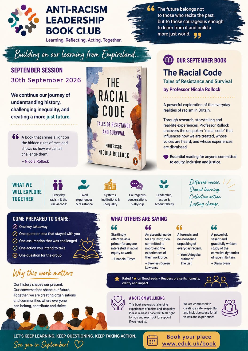 Anti-Racism Book Club poster